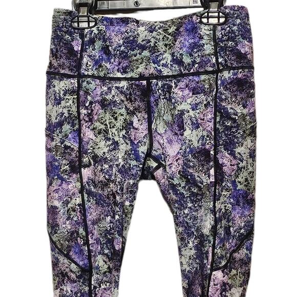 Lululemon Wunder Under Hi-Rise Tight Heathered Stony Grape/Black - Picture 2 of 8